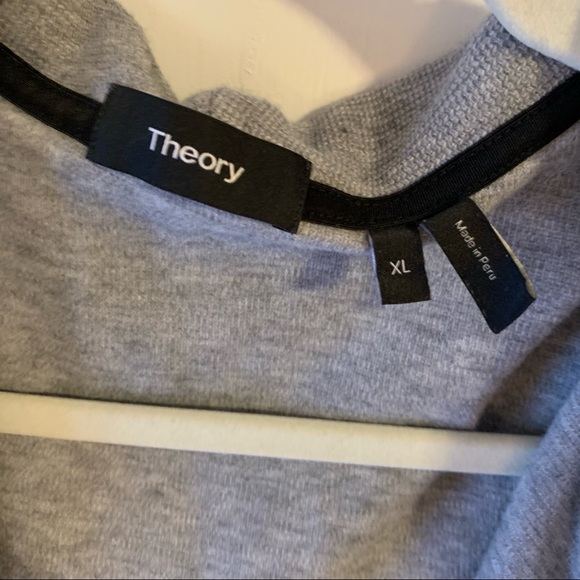 Theory Gray Zip-up Hoodie - Picture 3 of 8